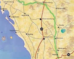 map western cape Boland (52072 bytes)